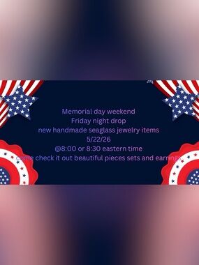 ***** new stock handmade Seagalss jewelry drop *******
